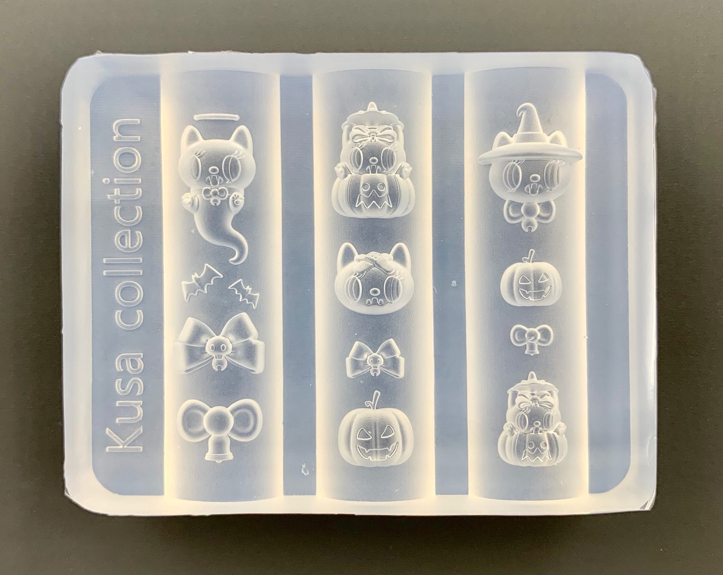 Kitty Ghost Design Mold-DIY Resin Nails Decoration Halloween Theme (KCM1100S110)