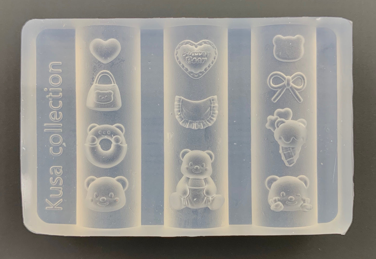 Butter Bear Mold-DIY Resin Nails Crafting Decorations (KCM1100S112)