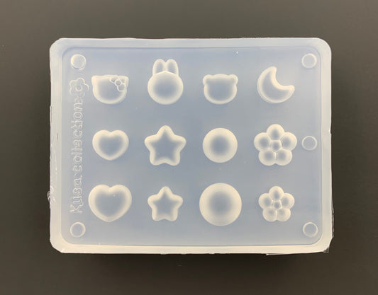 Crystal Globes Mold-DIY Stars Bunny Flowers Hearts Patterns (KCM1200M105)